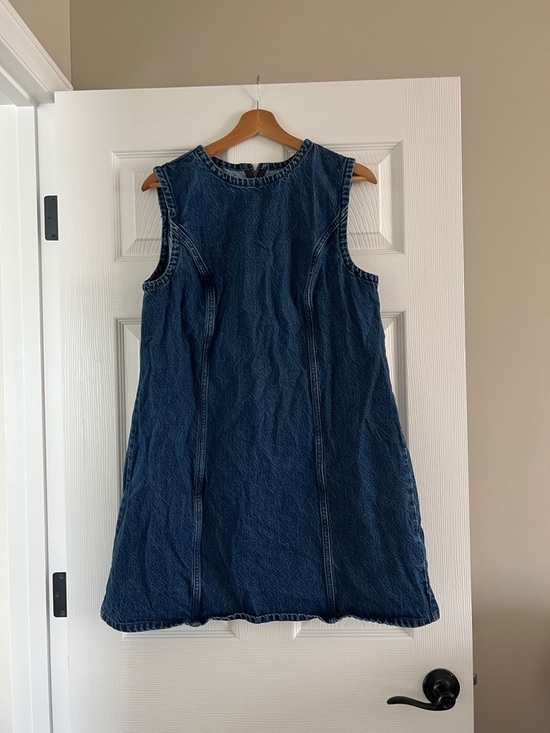 Abercrombie & Fitch Dresses & Skirts - Abercrombie & Fitch Denim Sleeveless Dress - Dark Blue